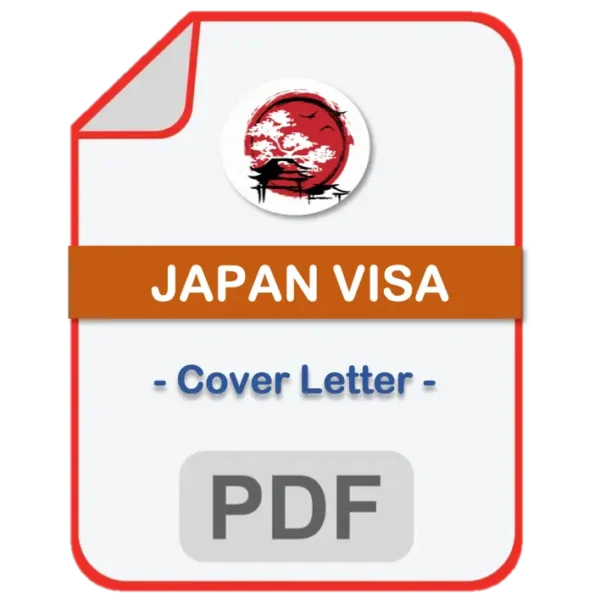 Japan Visa Cover Letter