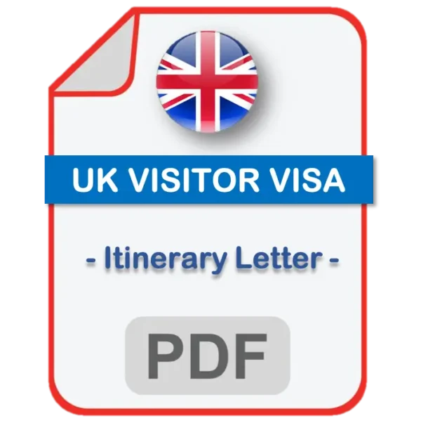 UK Visitor Visa Itinerary Letter