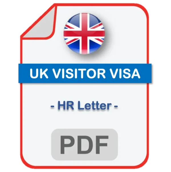 UK Visitor Visa HR Letter